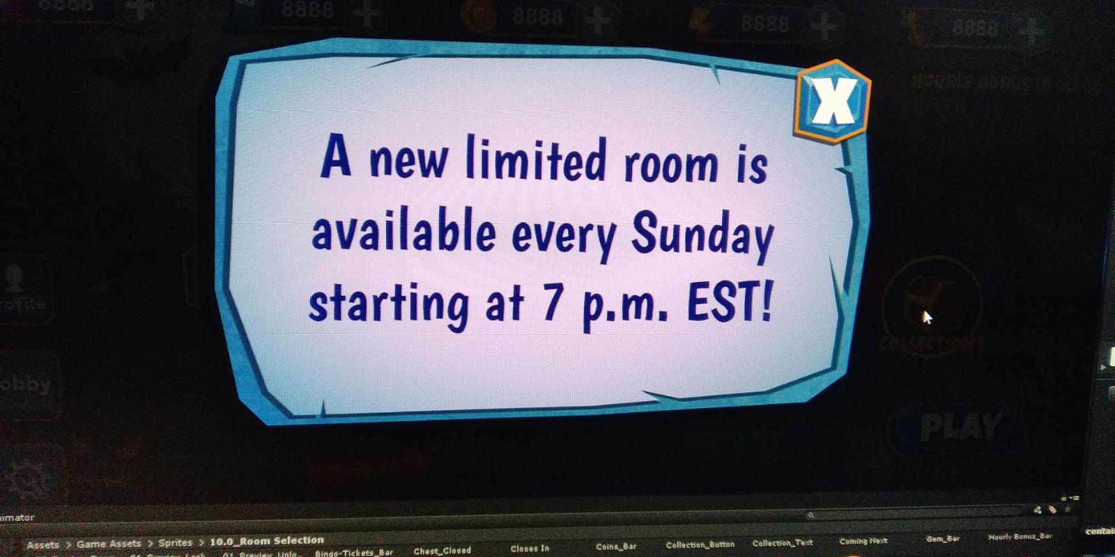 Limited room for event